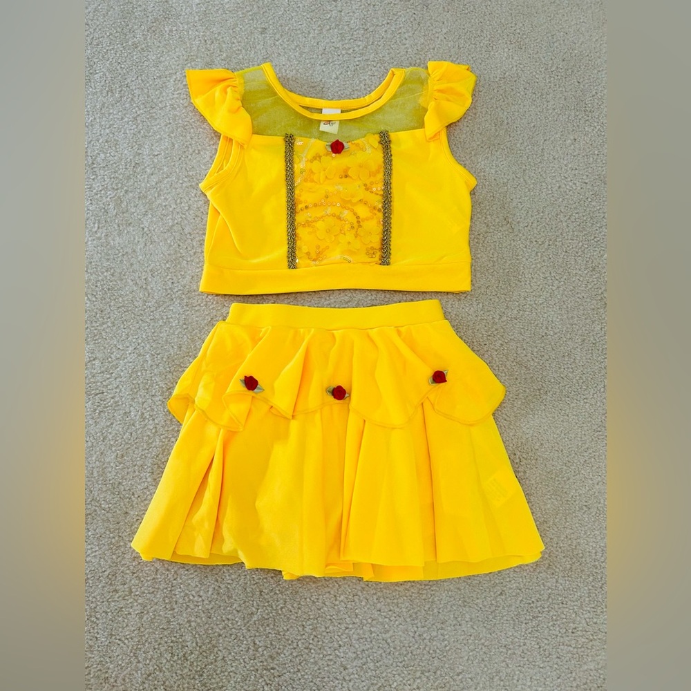 Beauty & the Beast Yellow Belle Bathing Suit